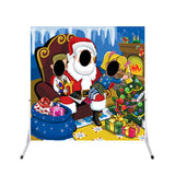 Santa's Grotto Face in the Hole Board with 3 face holes