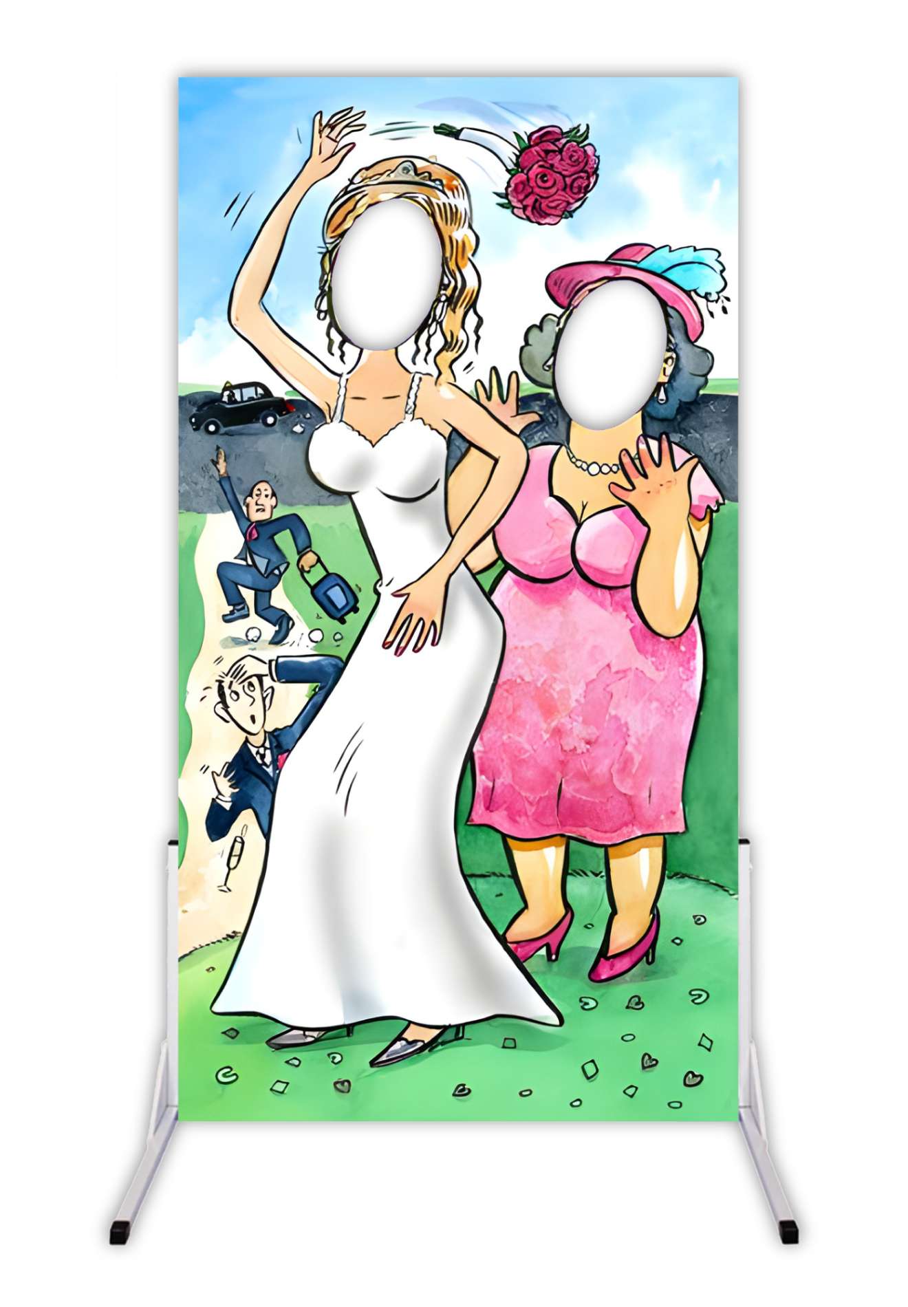 Bouquet Bundle Face in the Hole Board