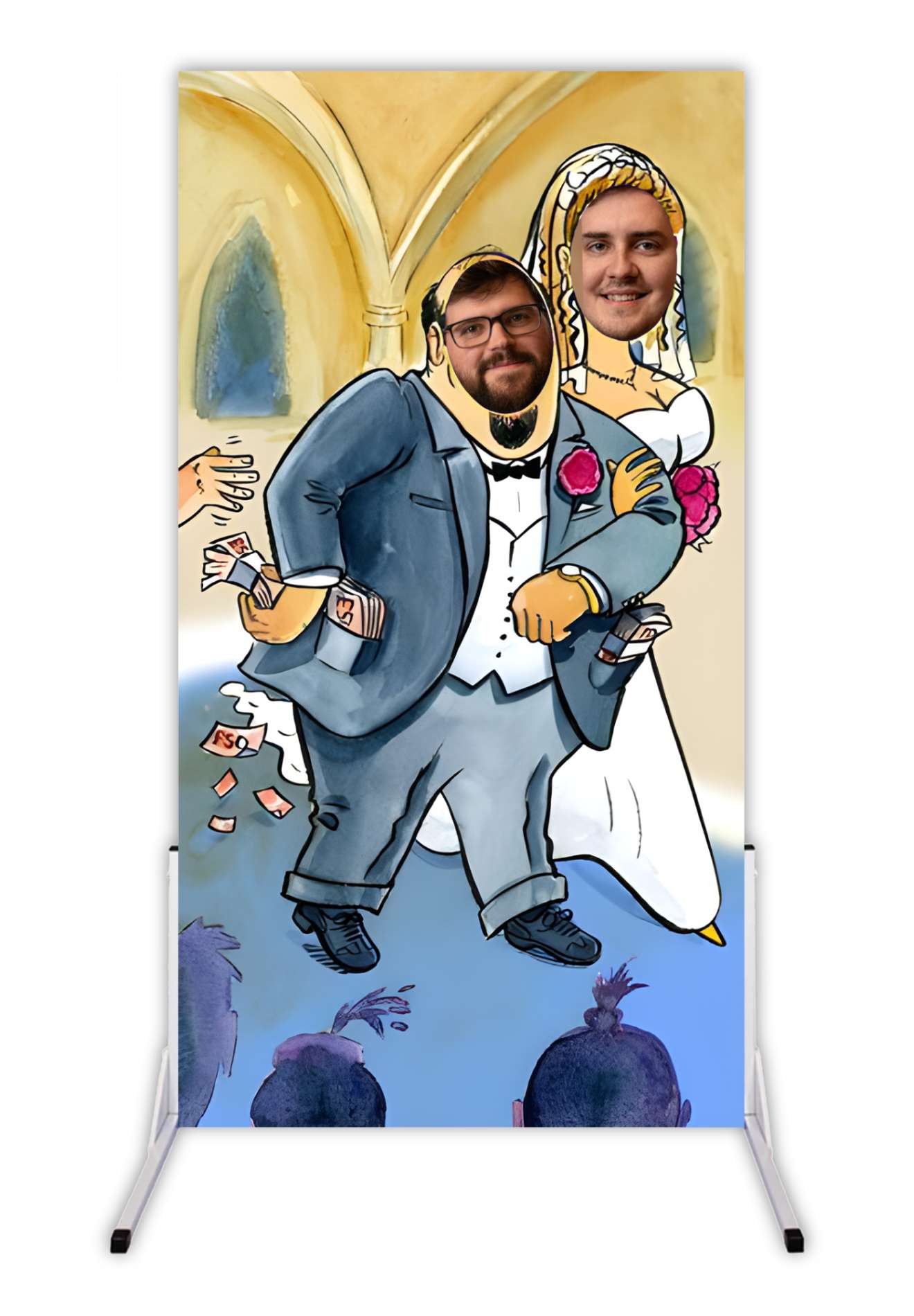 Father of the Bride Face in the Hole Board