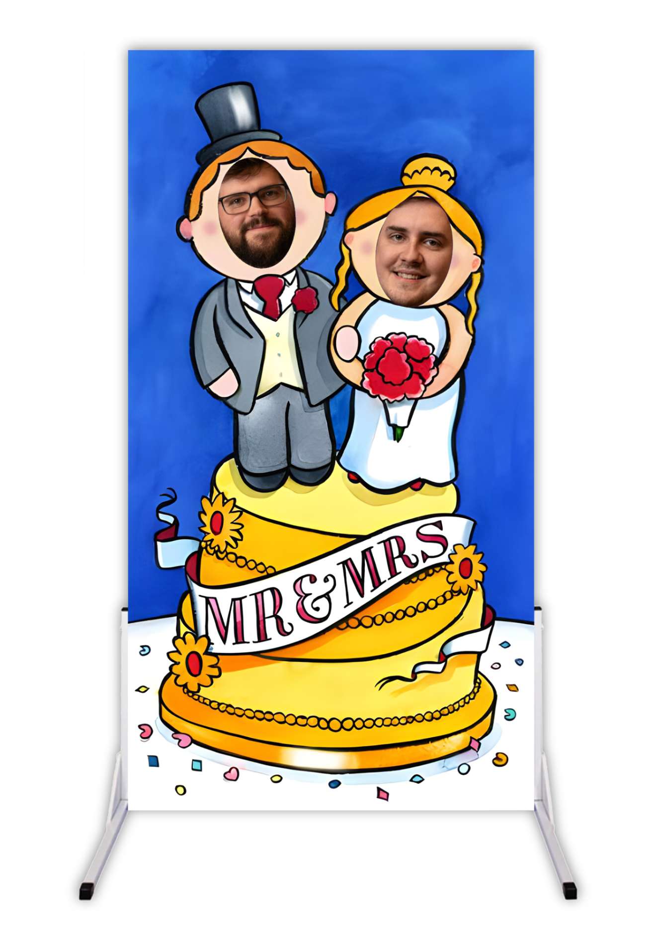 Mr & Mrs Face in the Hole Board