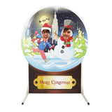 Skating Snow Globe Face in the Hole Board