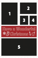 Personal Message Wonderful Chrimbo Giant Card for personalisation