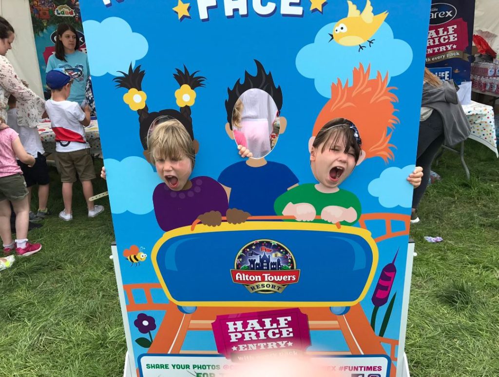 Cardboard Cutout With Face Hole