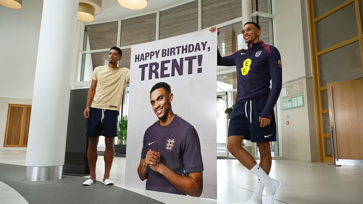 How We Created a Giant Birthday Card for England Superstar Trent Alexander-Arnold