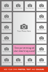 17 Photo Collage Mega Card