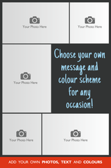 5 Photo Collage Mega Card