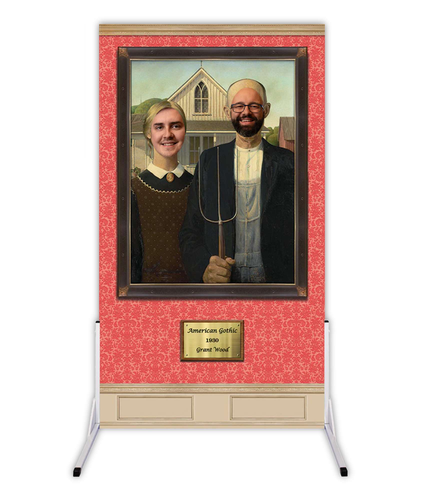 American Gothic Face in the Hole Board