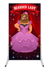 Bearded Lady Face in the Hole Board