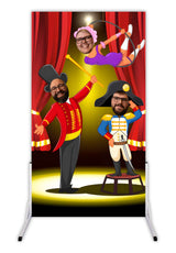 Circus Crew Face in the Hole Board