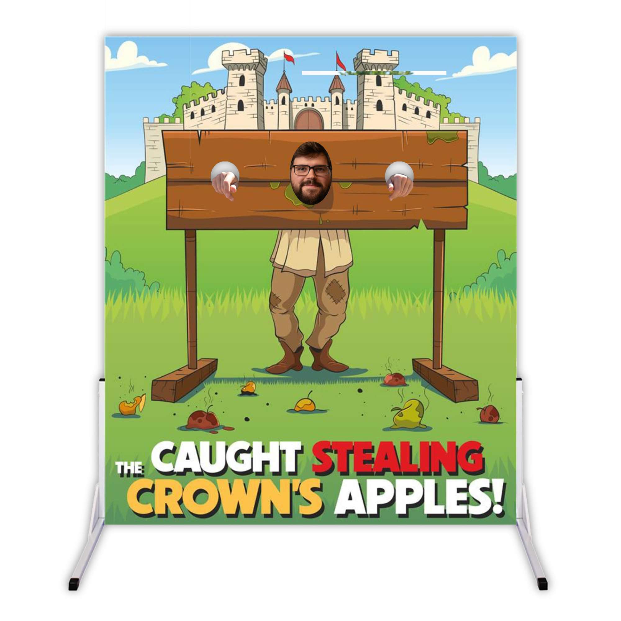 Castle & Stocks Wet Sponge Throwing Board