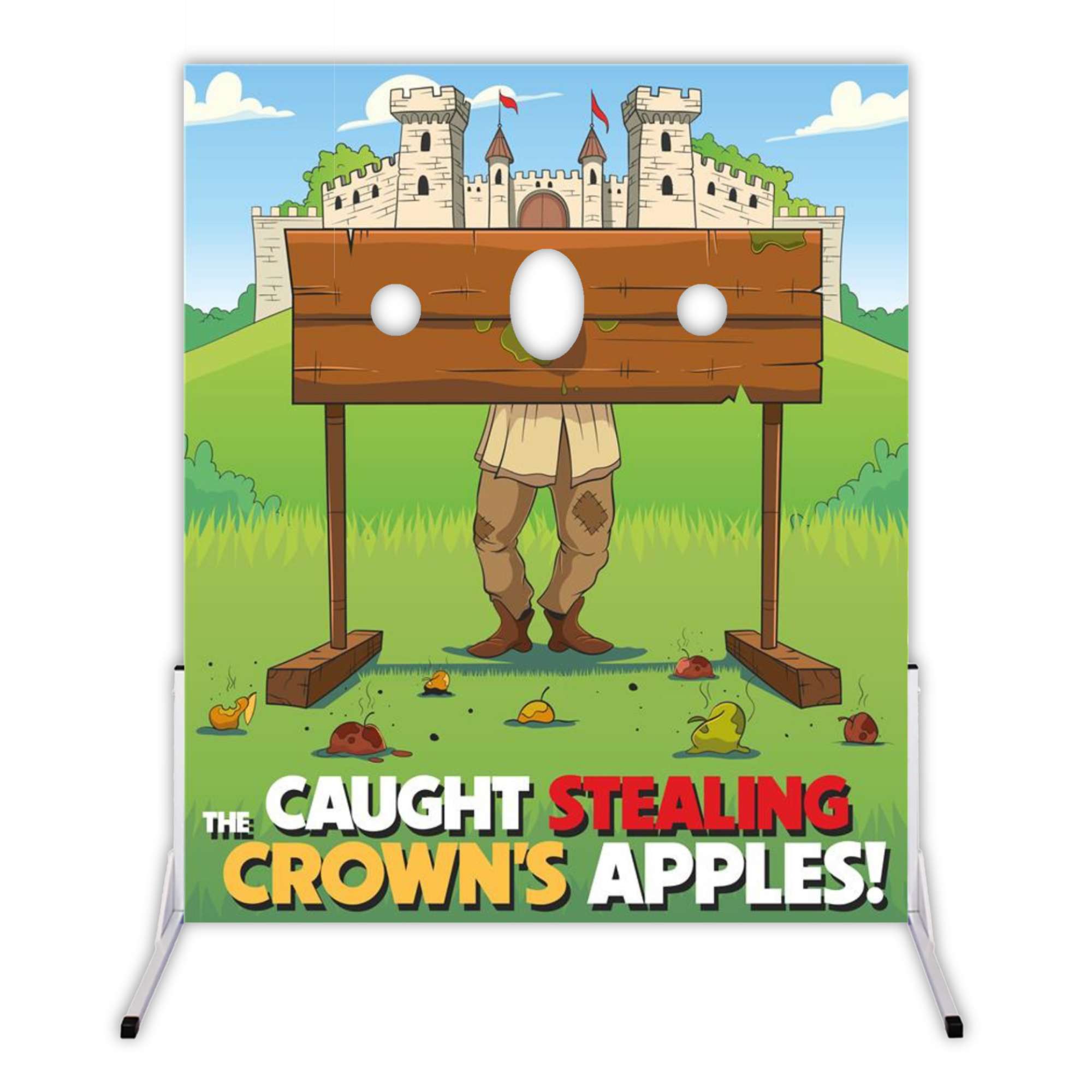 Castle & Stocks Wet Sponge Throwing Board