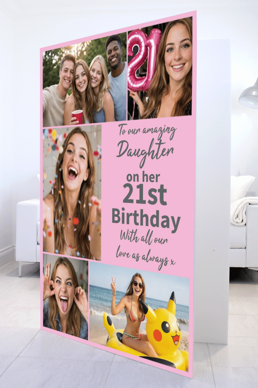 Daughter's 21st Birthday Mega Card