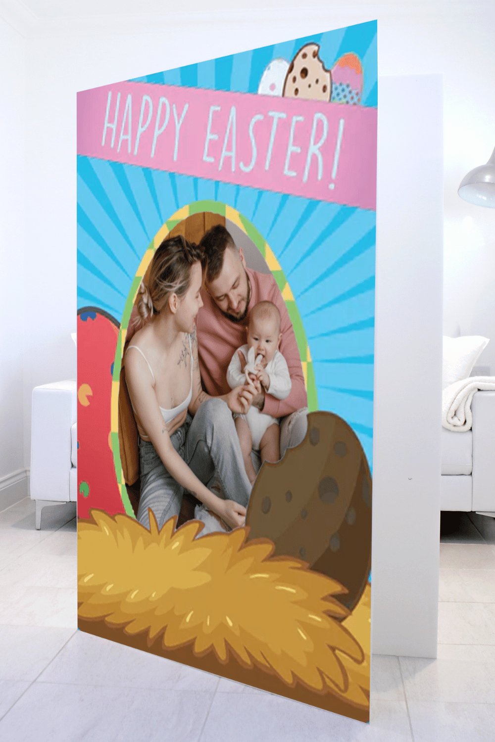 Easter Egg Photo Upload Mega Card