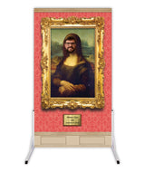 Mona Lisa Face in the Hole Board
