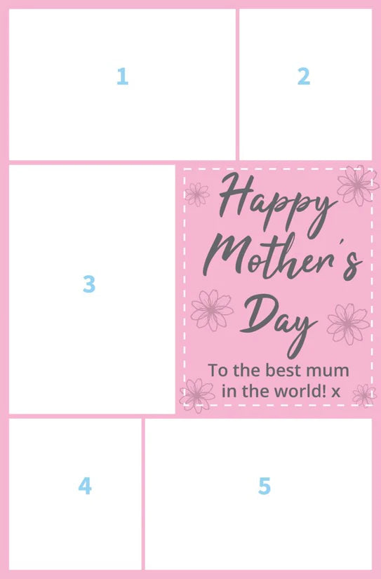 Mother's Day Photo Collage Mega Card