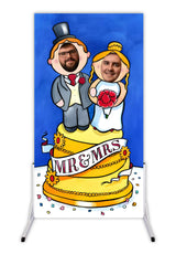 Mr & Mrs Face in the Hole Board