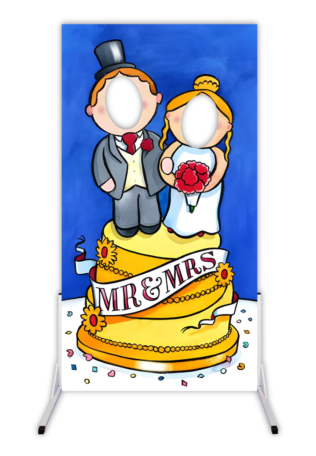 Mr & Mrs Face in the Hole Board