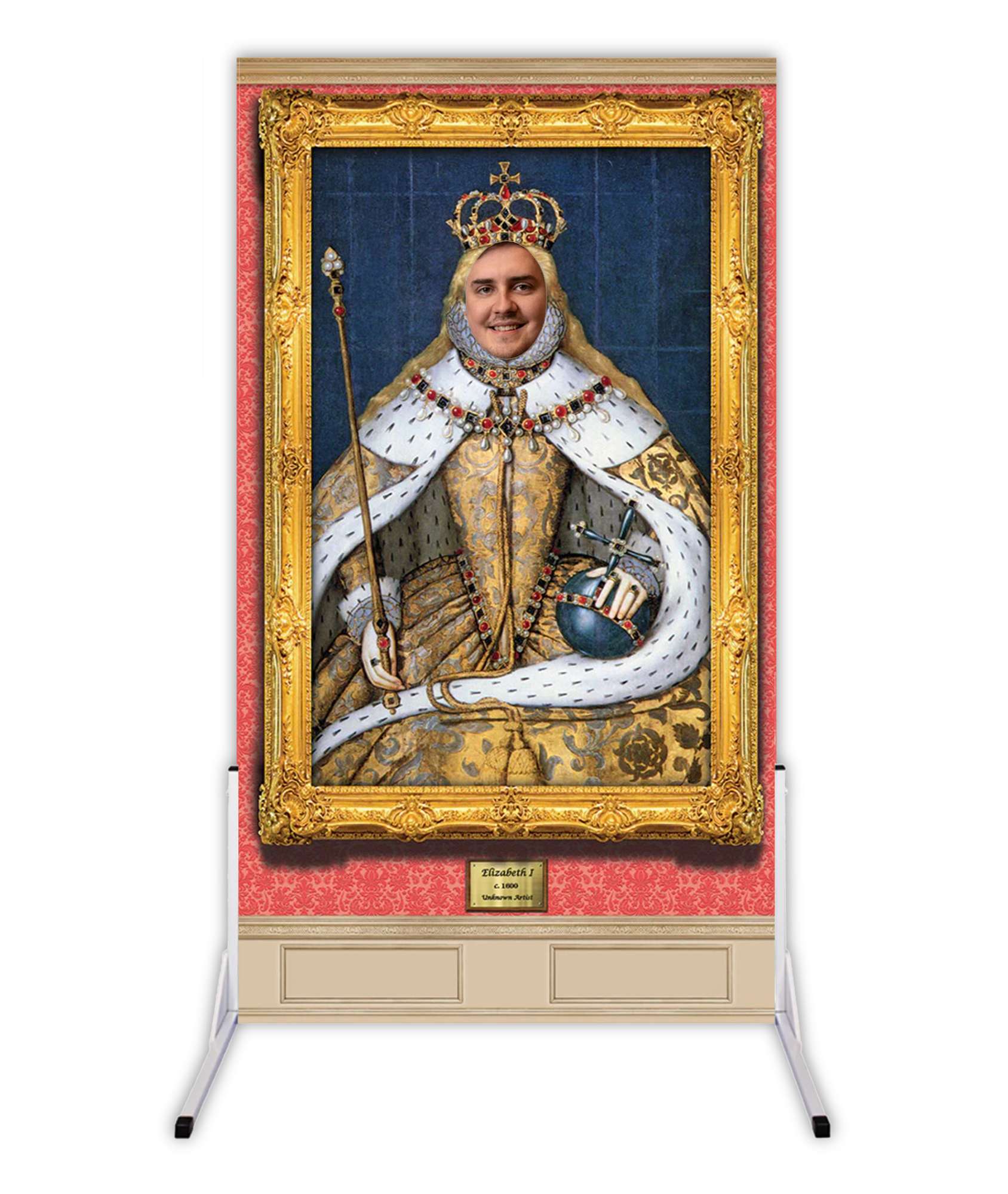 Queen Elizabeth Face in the Hole Board