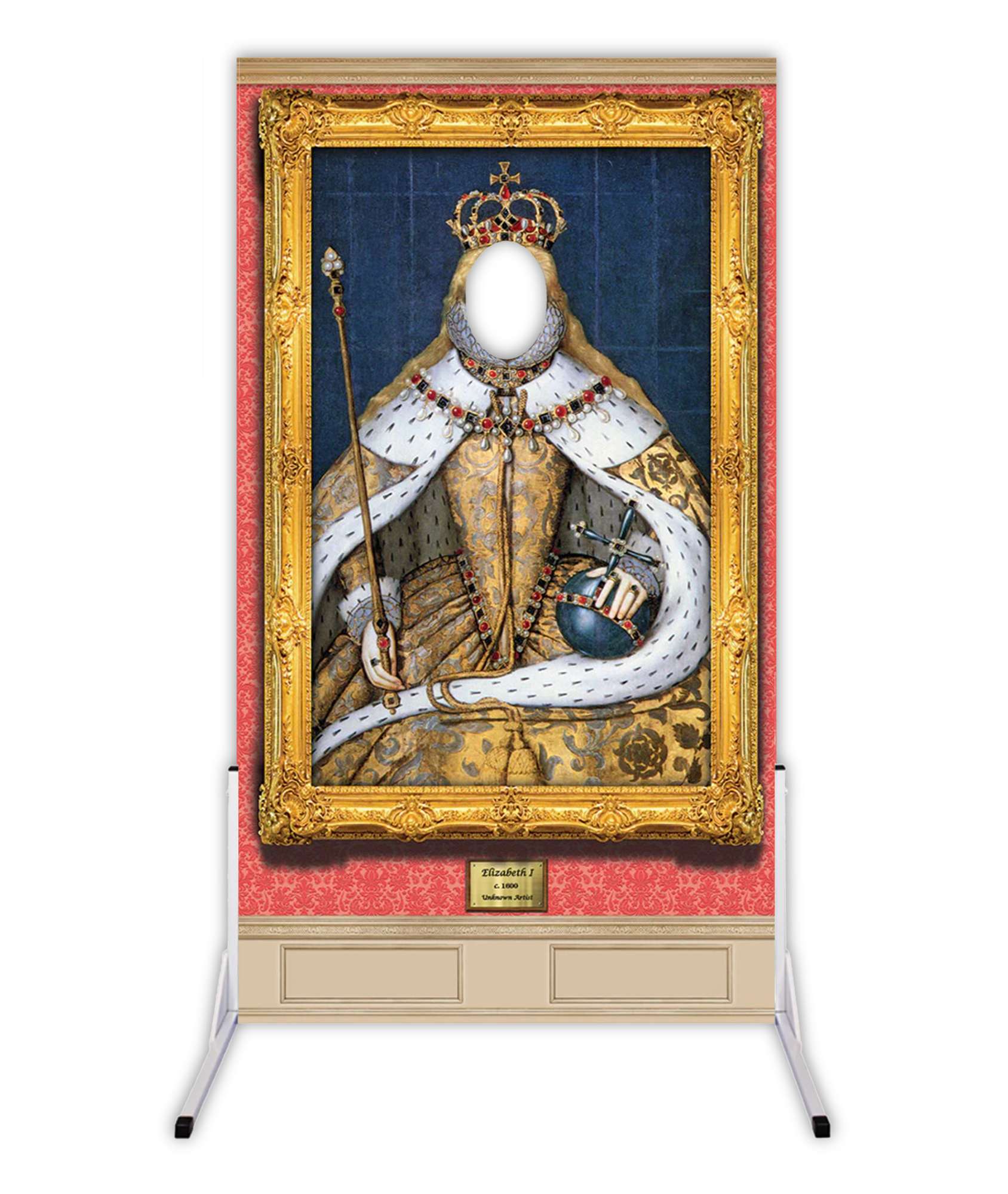 Queen Elizabeth Face in the Hole Board