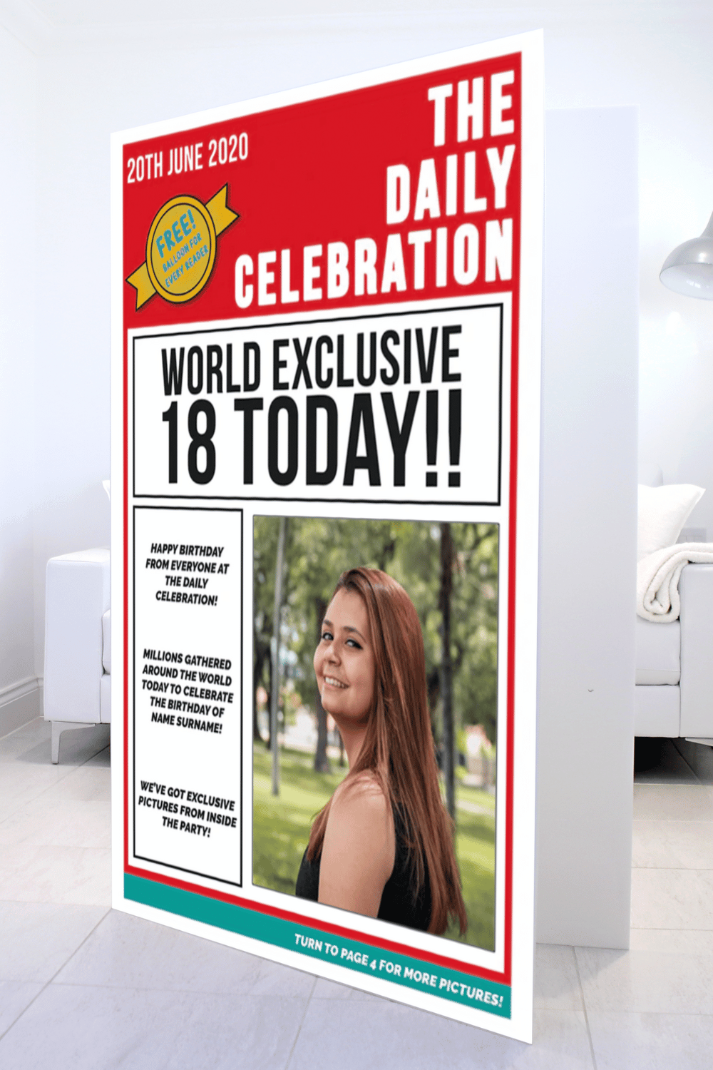 Newspaper Mega Card