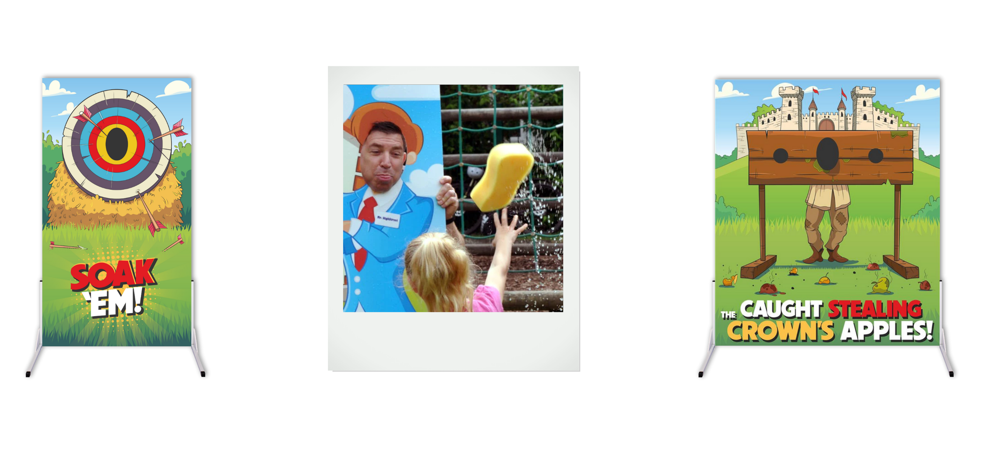 Wet Sponge Throwing Boards – Photo Cutouts UK
