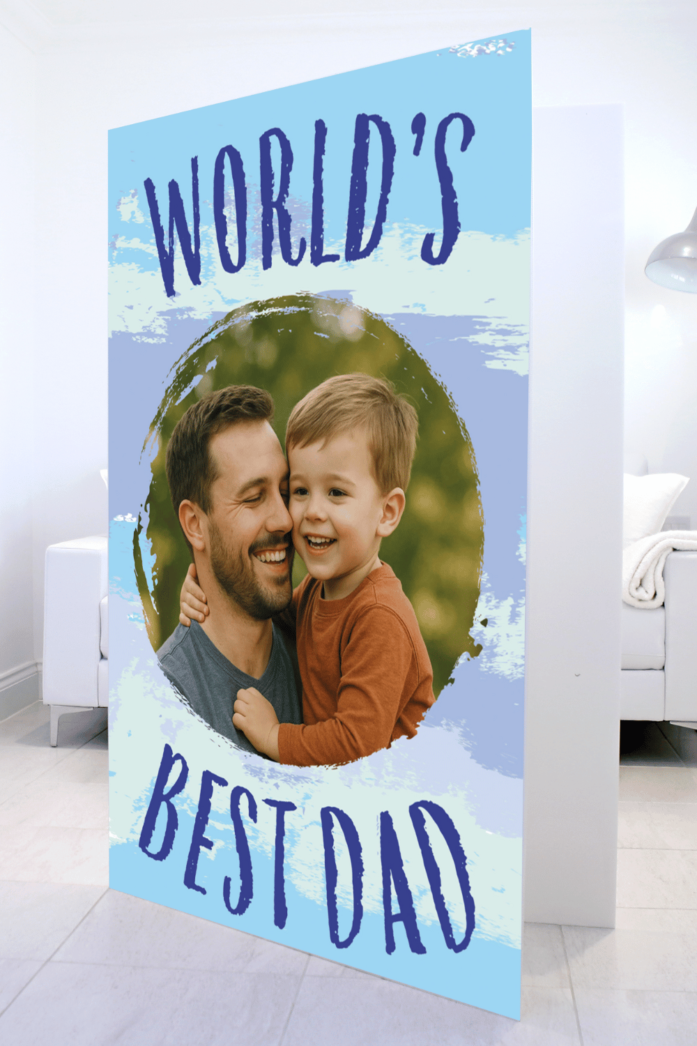 Happy Fathers Day - Worlds Best Dad Mega Card