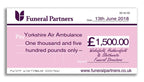 Giant cheques for corporate giving