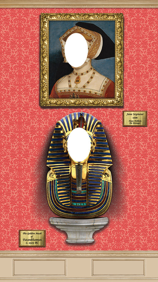 Tutankhamun Face in the Hole Board