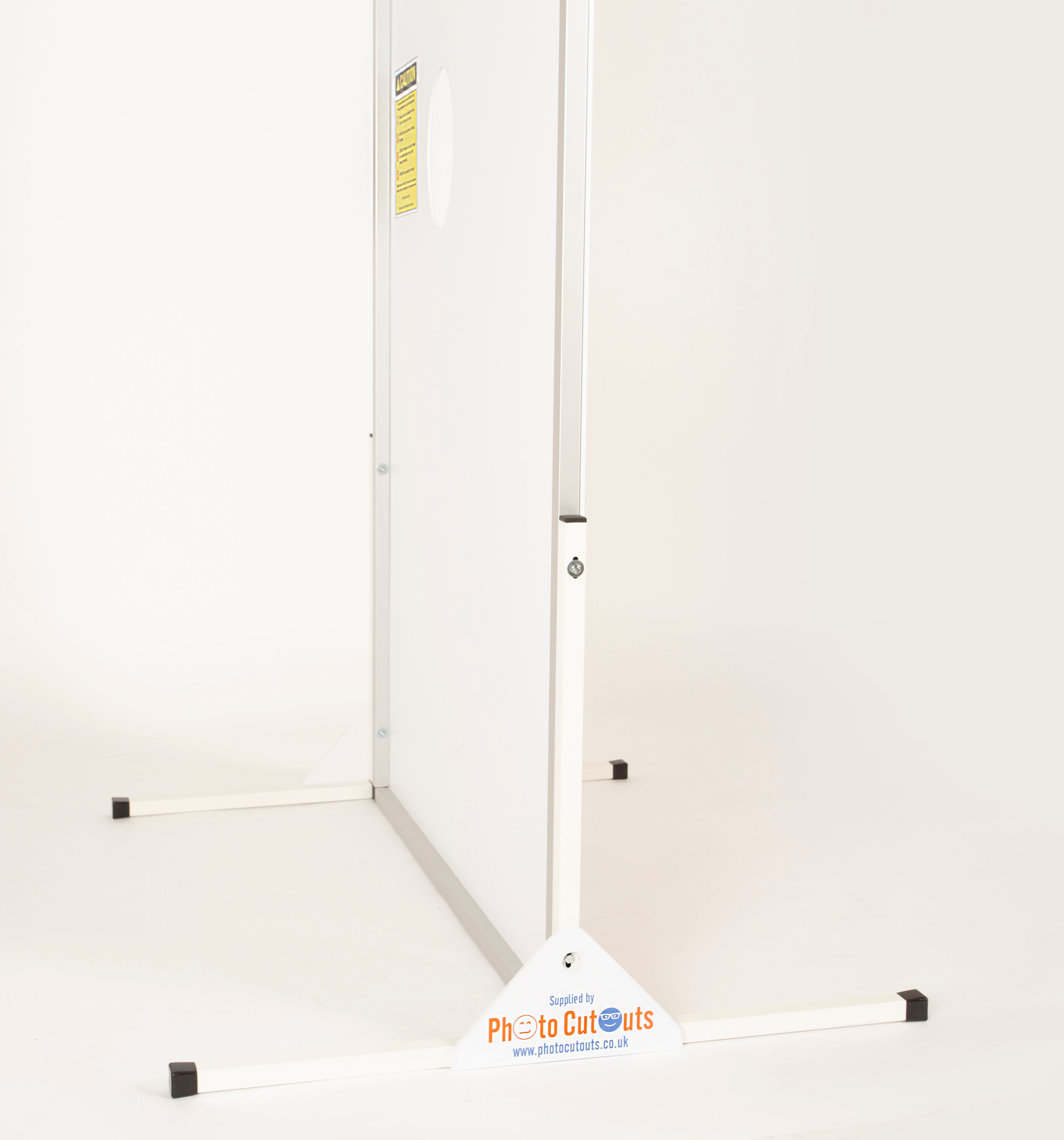 Side view of Selfie with Elfie Photo Stand-in Board