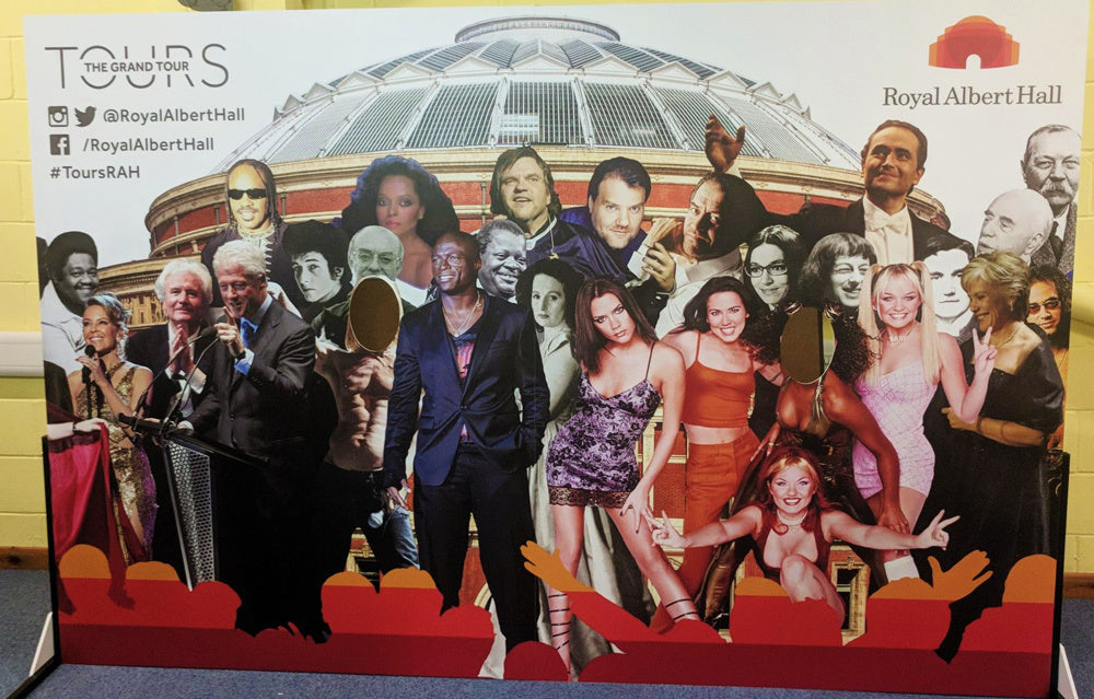 Photo Wall of Royal Albert Hall icons