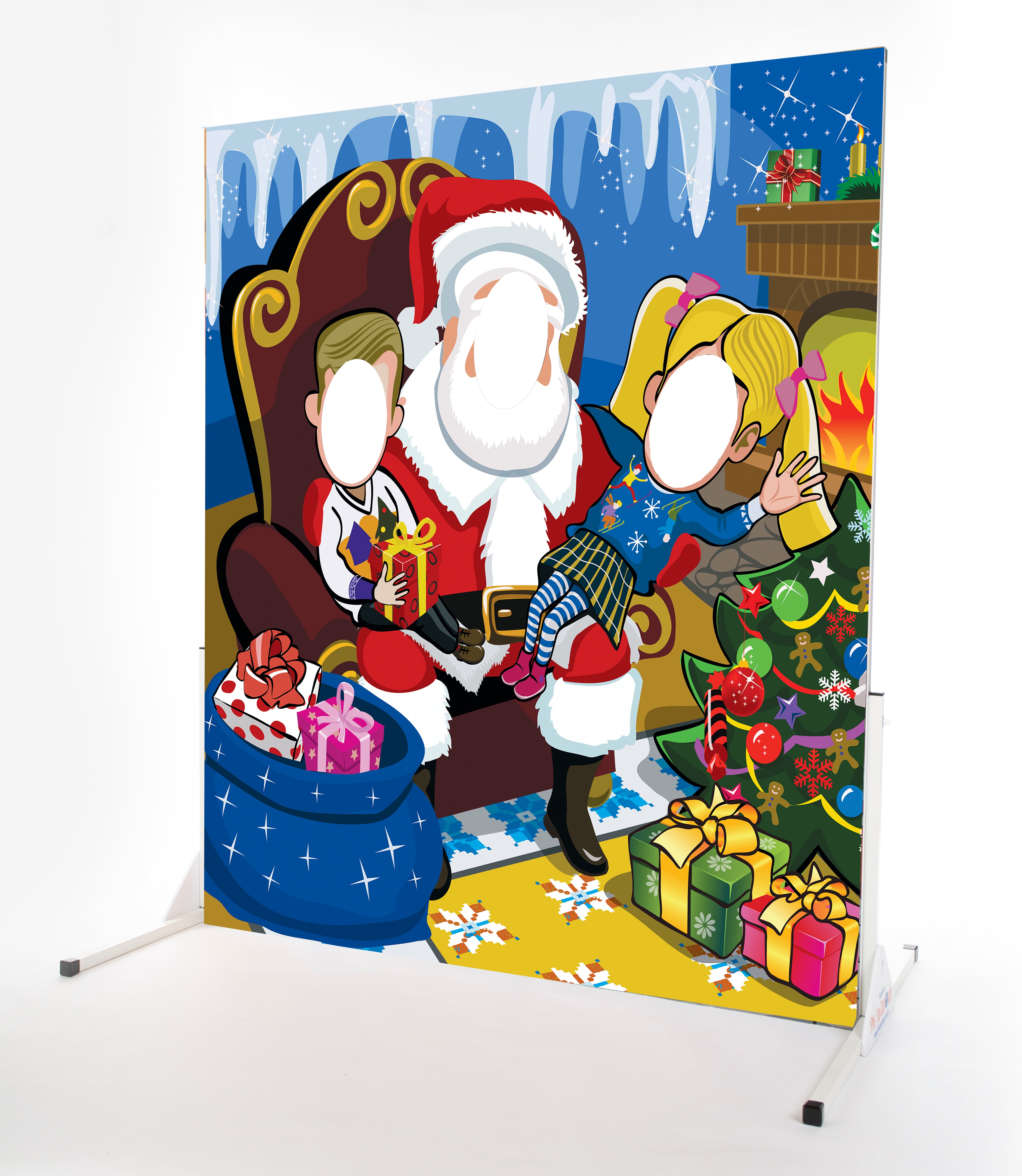 Santa's Grotto Photo Cutout Board