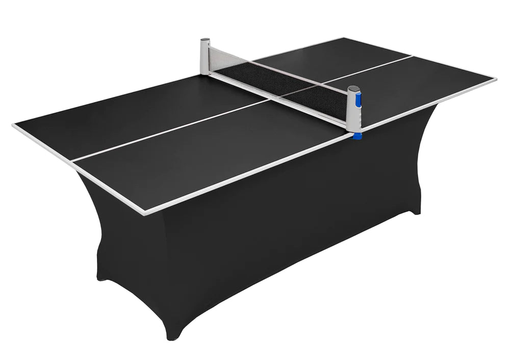 Black table tennis table