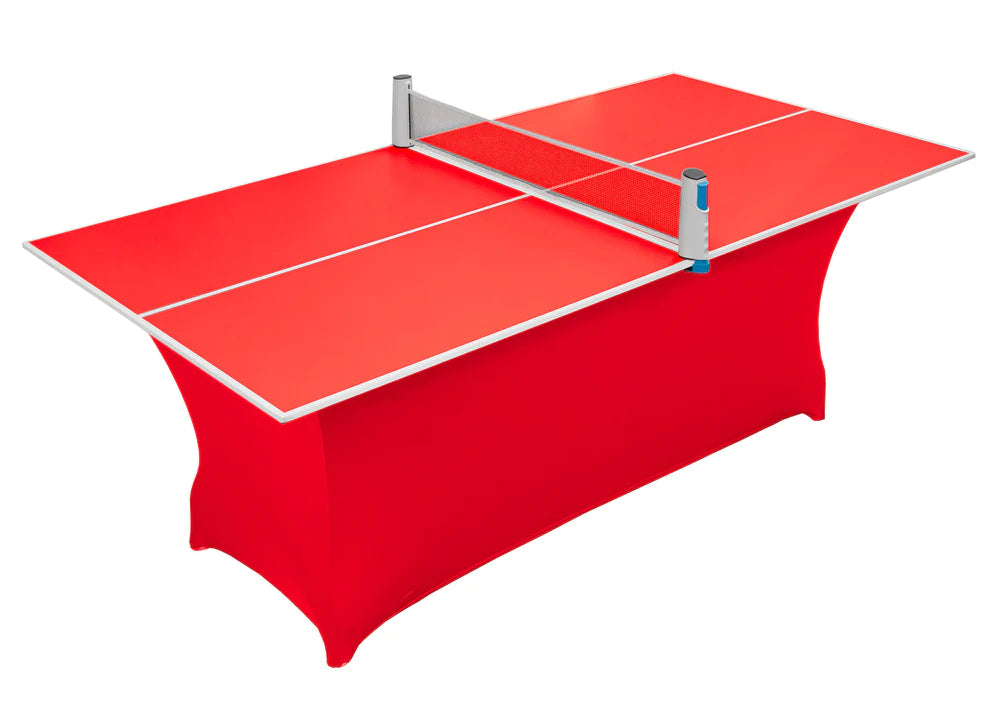 Red table tennis table