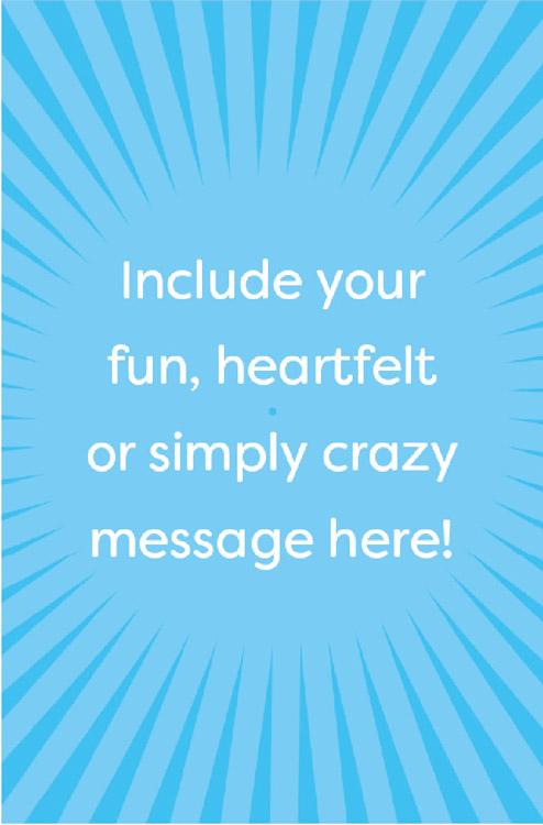 Inside of the Easter Egg Photo Upload Mega Card with space for your message